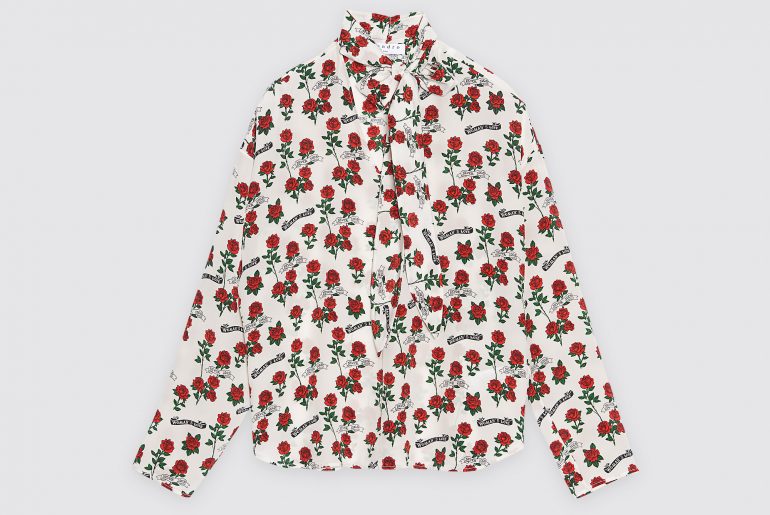Top en soie Sandro