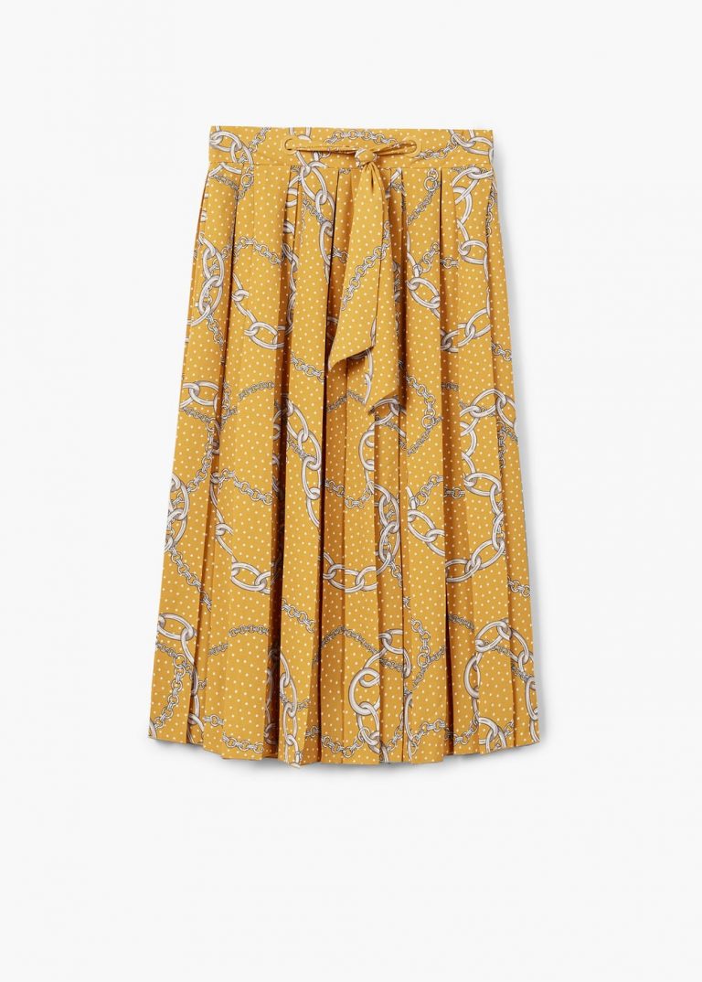 Jupe pliss?�e midi ? Je veux la mienne ! - La Grande Mode