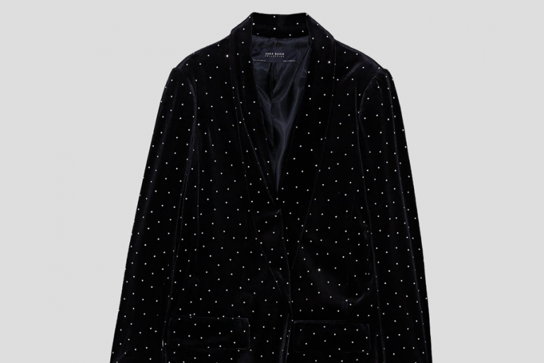 Veste avec brillants Zara