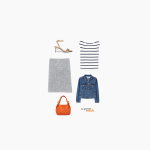 La Grande Mode - Jupe à paillettes et jean - Printemps 2018