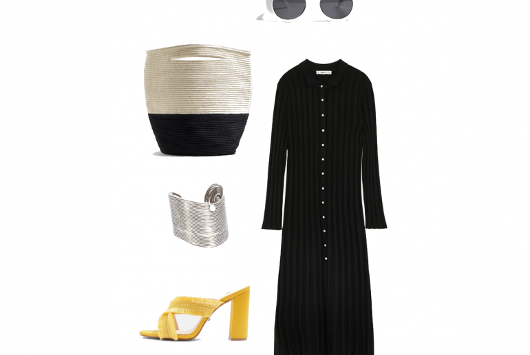 Noir, jaune, blanc, argent