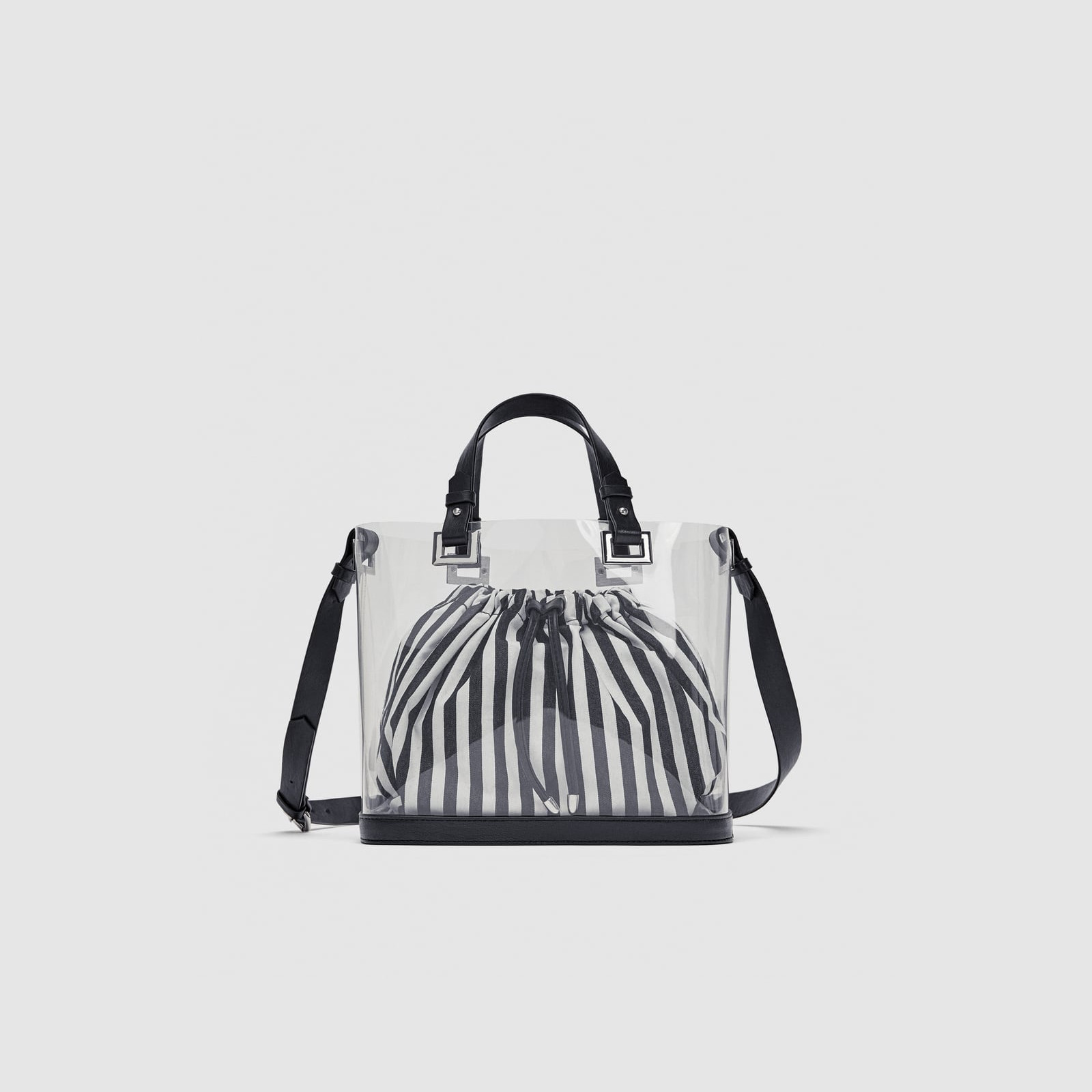 zara sac transparent