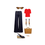 La Grande Mode - Idée look pantalon à ponts - Printemps 2018