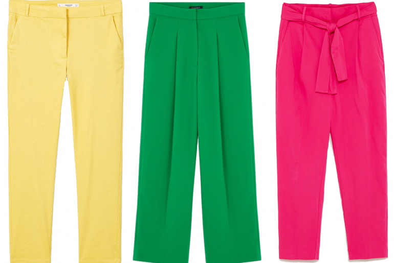 Osons le pantalon de couleur au bureau !