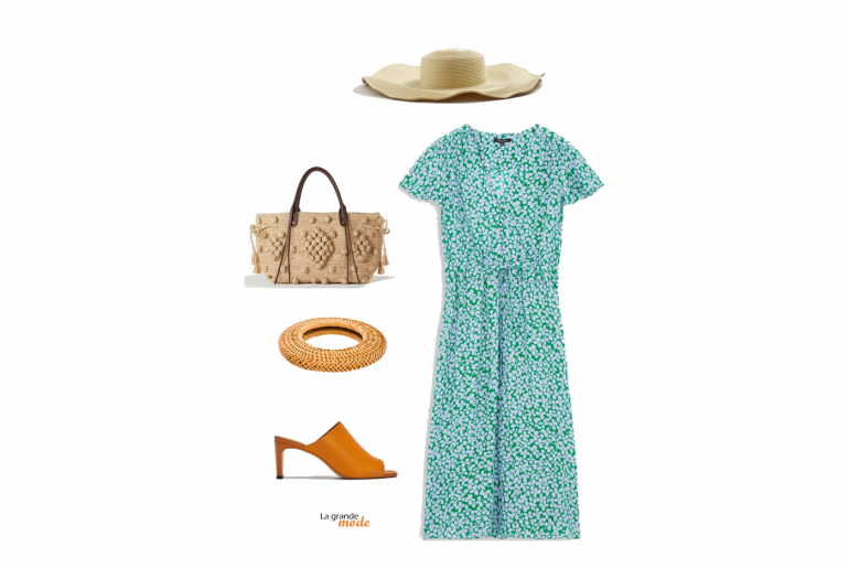 La Grande Mode - Idée look robe à fleurs - Tendance mode Printemps 2018