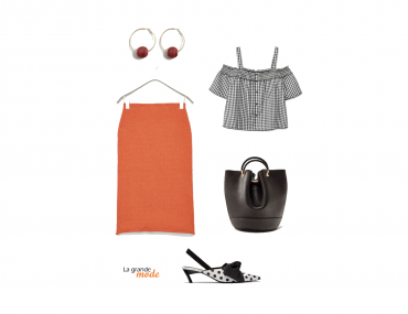 La Grande Mode - Idée look working girl outfit avec jupe crayon - Tendance mode printemps été 2018