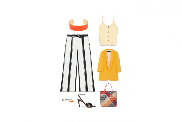 La Grande Mode - Idée Look Friday Wear Pantalon Imprimé - Tendance Mode Printemps 2018