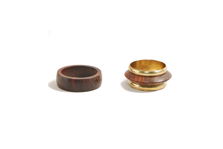 Bracelets en bois Mango