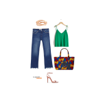 La Grande Mode - Idée look jean sandales pour brunette - Tendance mode printemps été 2018