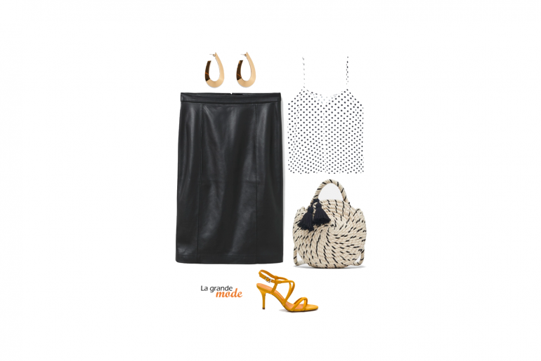 La Grande Mode - Idée look rayures et pois - Tendances mode printemps été 2018