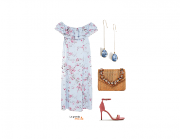 La Grande Mode - Idée look robe à fleurs - Tendances mode printemps été 2018