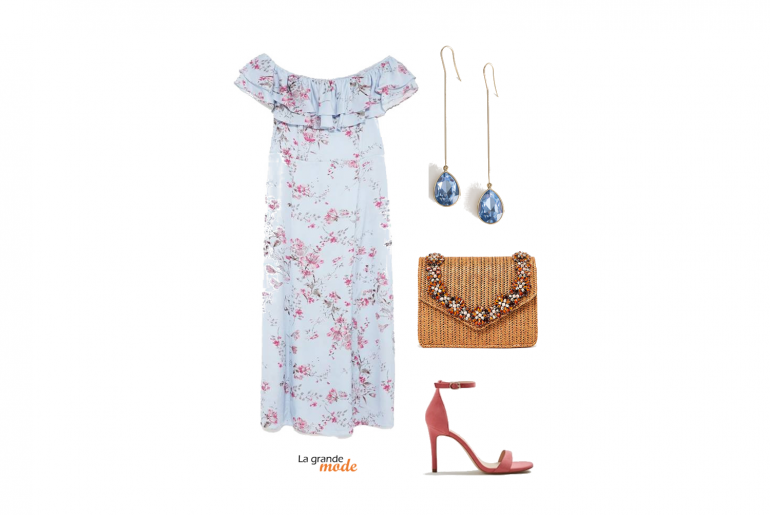 La Grande Mode - Idée look robe à fleurs - Tendances mode printemps été 2018