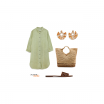 La Grande Mode - Idée look robe chemise - Tendances mode printemps été 2018