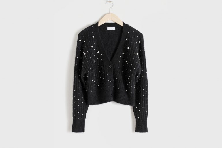 Cardigan en laine mélangée & Other Stories