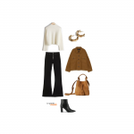 La Grande Mode - Idée look Jean flare & Bottines à clous - Tendance Mode Automne Hiver 2018