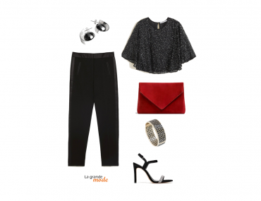 La Grande Mode - Idée look avec un top à sequins - Tendance Mode Automne Hiver 2018