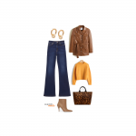 La Grande Mode - Idée look Jean flare & Veste cuir - Tendance Mode Automne Hiver 2018