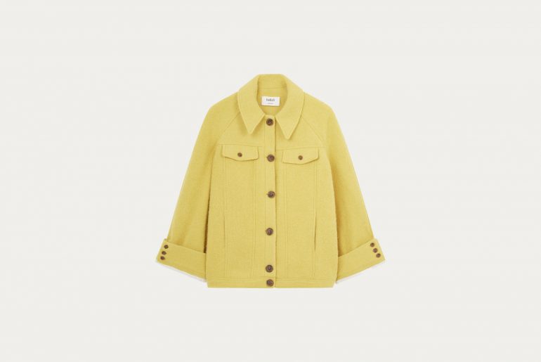 Manteau court jaune Ba&sh
