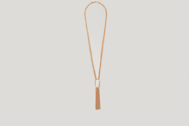 Sautoir doré Massimo Dutti