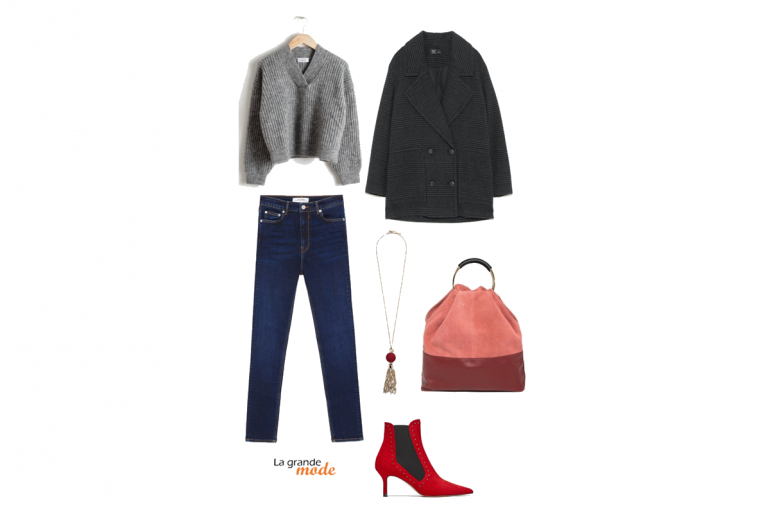 Idée look masculin-féminin : laissez parler les accessoires ! La Grande Mode - Idée look masculin féminin avec des accessoires colorés - Tendance Mode Automne Hiver 2018