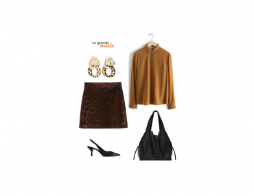 La Grande Mode - Idée look avec une jupe en velours - Tendance Mode Automne Hiver 2018