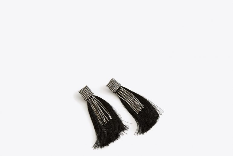 Boucles d’oreilles à franges Uterqüe