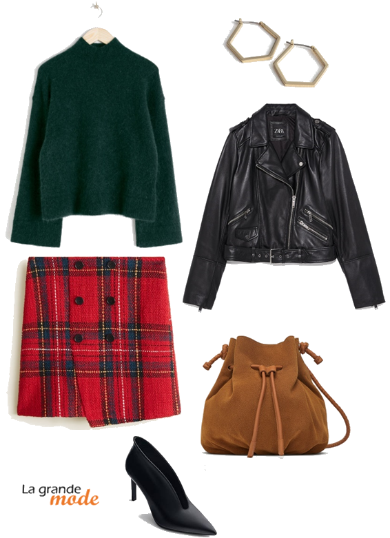 Jupe Zara En Tartan à Carreaux – Taille M – Longueur Mini – Avec Poches – Occasion Très Bon état