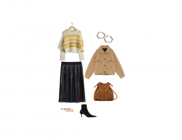 La Grande Mode - Idée look jupe plissée - Tendance Mode Automne Hiver 2018