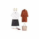 La Grande Mode - Idée look avec un trench et une jupe en simili cuir - Tendance mode printemps été 2019