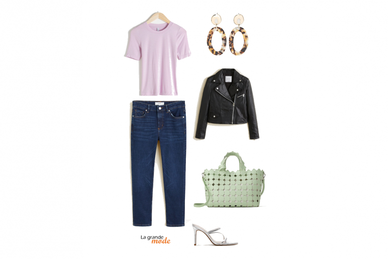 La Grande Mode - Idée look jean t-shirt - Tendance mode - SS2019 Printemps été 2019