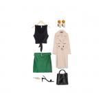 La Grande Mode - Idée look avec une mini jupe en cuir et un trench - Tendance mode printemps été 2019 SS2019