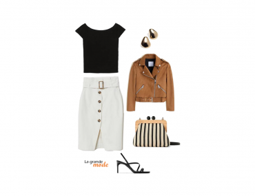 La Grande Mode - Idée look avec une jupe blanche - Tendance Mode Printemps Ete 2019 - SS 2019