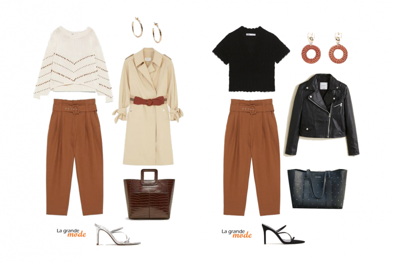 La Grande Mode - Idée look avec un pantalon paper bag - TendANce Mode Printemps Eté 2019 - SS2019