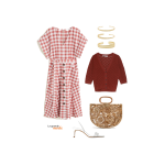 La Grande Mode - Idée look avec une robe vichy - Tendance mode printemps été 2019