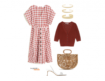La Grande Mode - Idée look avec une robe vichy - Tendance mode printemps été 2019