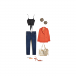 La Grande Mode - Idée look jean brut & veste orange - Tendance mode printemps été 2019