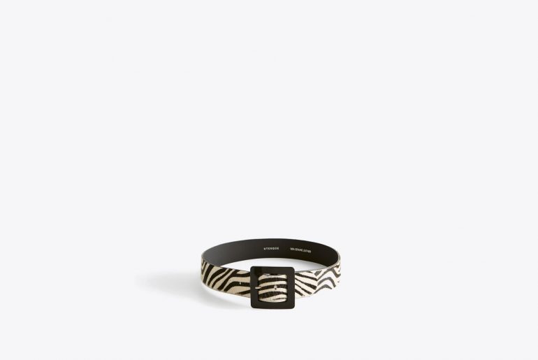 Ceinture zébrée Uterqüe