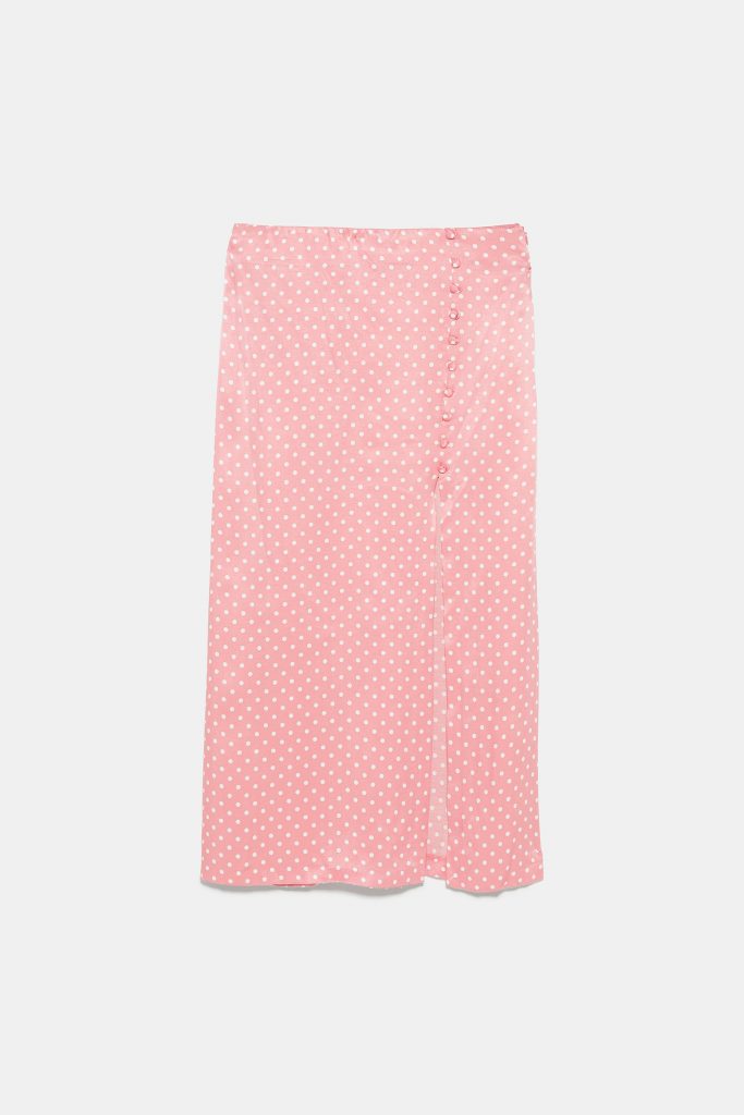 zara jupe rose