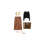 La Grande Mode - Idée look avec une jupe simili cuir - Tendance mode automne hiver 2019